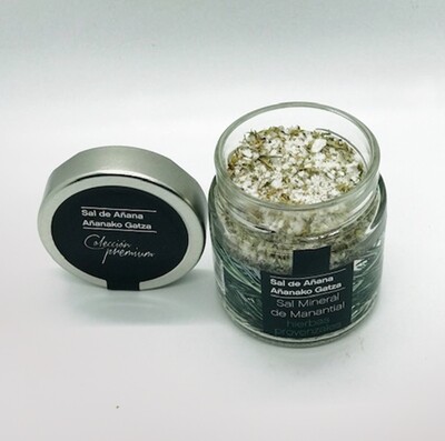 SAL DE AÑANA, coarse salt from springs with aromatic herbs (180 g)