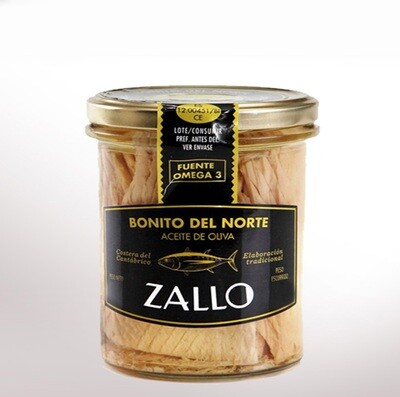 ZALLO, white tuna loins in olive oil [Lomos Bonito] (220 g)