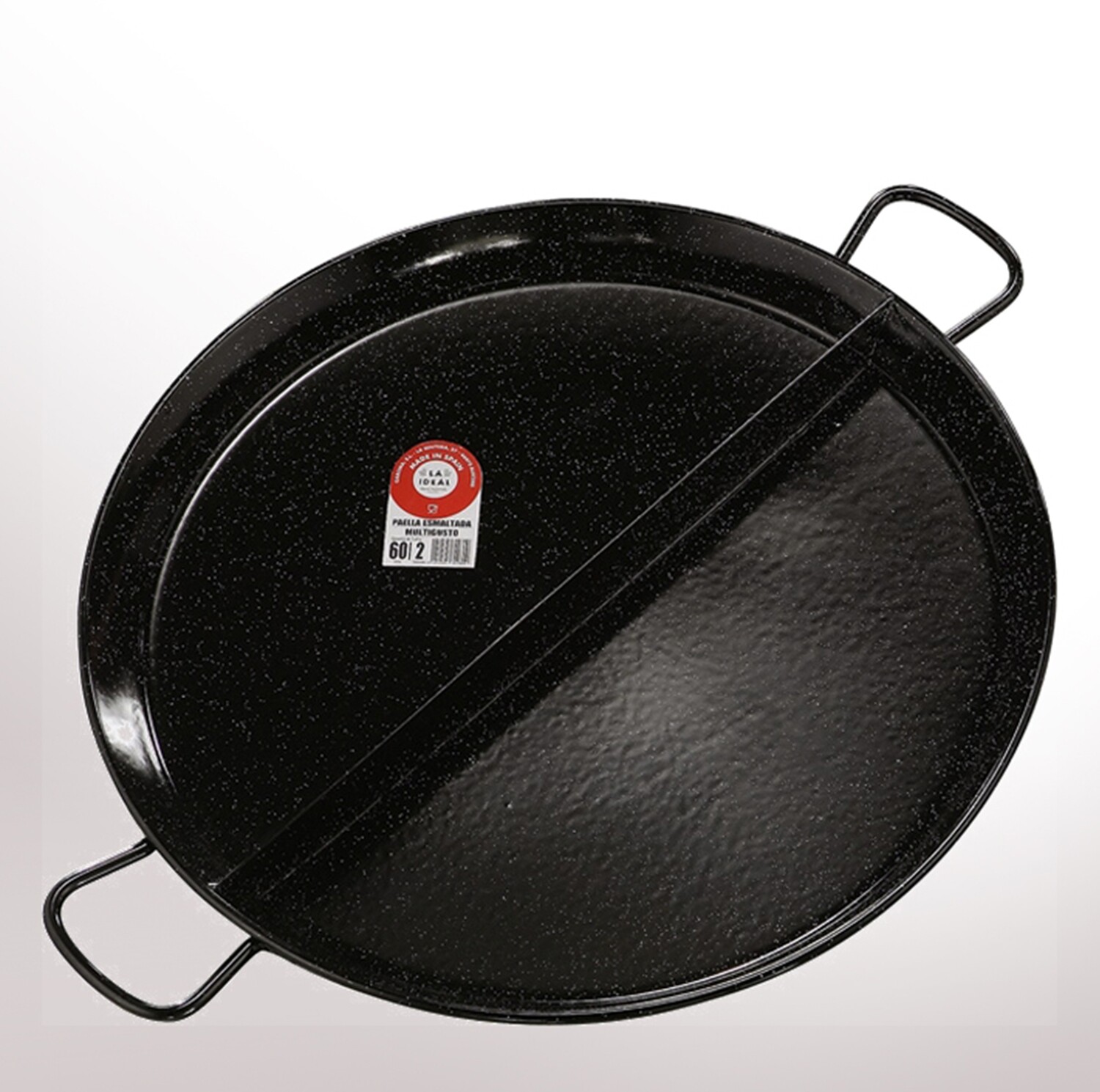 GARCIMA, enameled multi-taste paella pan (2 partitions)