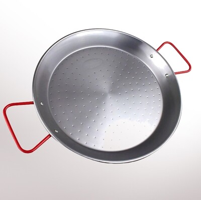 GARCIMA, polished paella pan with 2 handles (from 20 to 38 cm)