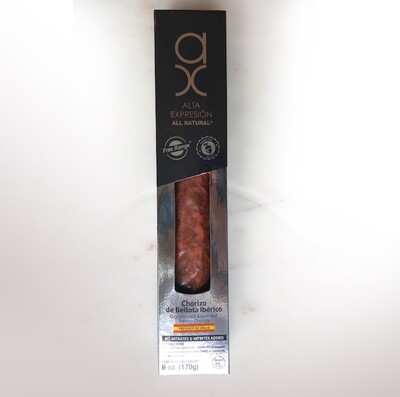 AX COVAP, all natural dry-uncured acorn-fed Iberian chorizo [Chorizo Ibérico] (6 oz)