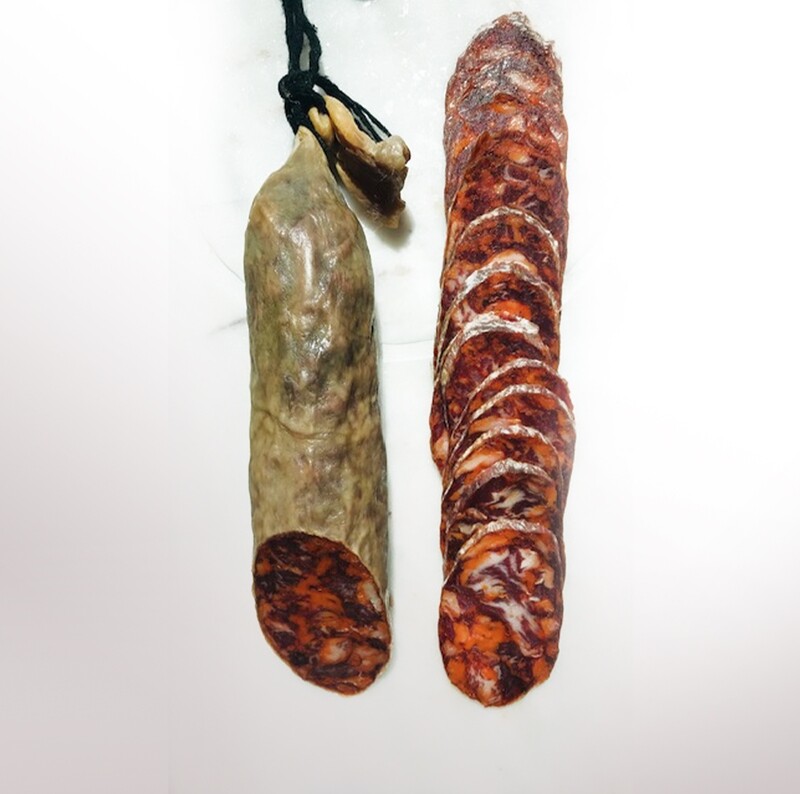 AX COVAP, natural cage acorn-fed 100% Iberian chorizo [Chorizo Ibérico] (Approx 1 lb)