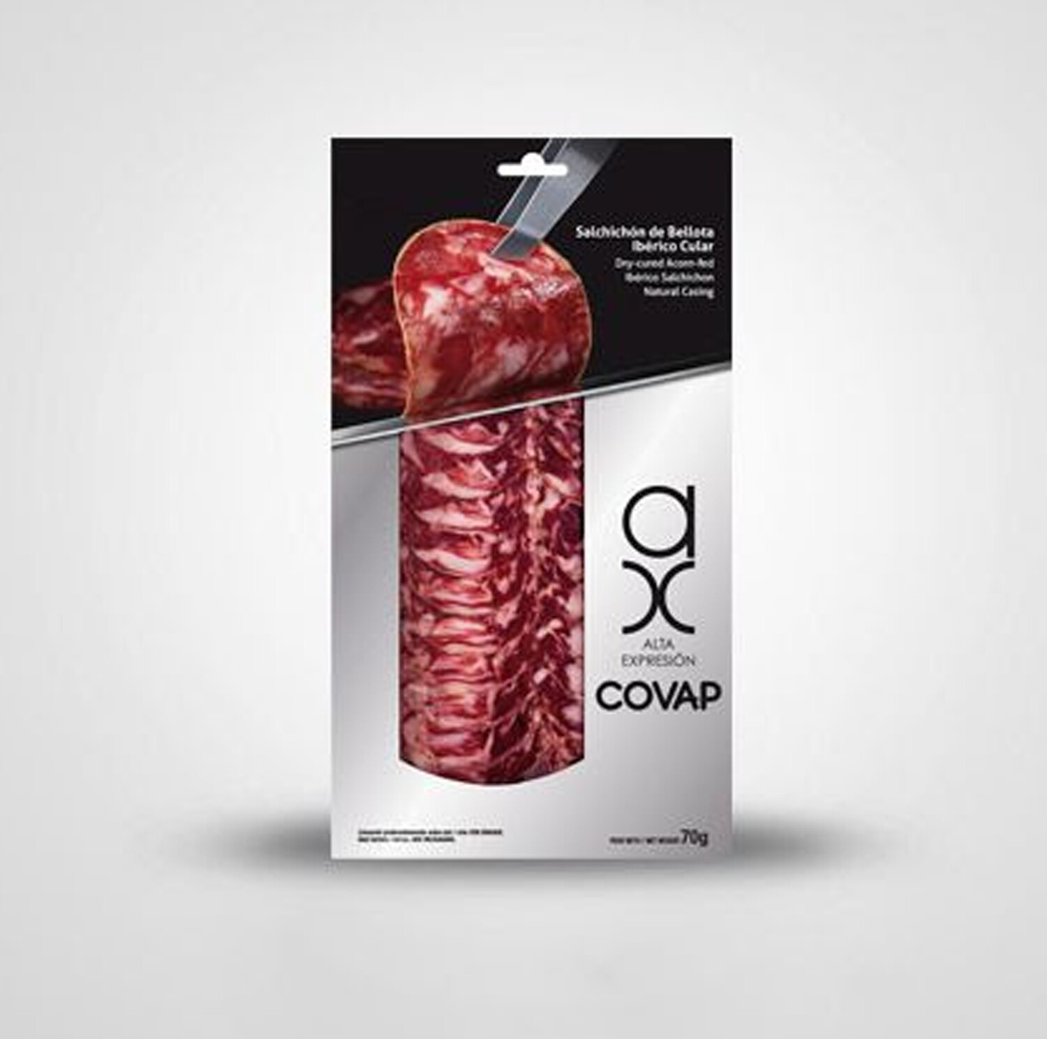 COVAP, all natural presliced acorn-fed Iberian salami [Salchichón Ibérico] (2 oz)