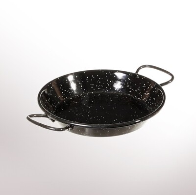 GARCIMA, enameled paella pan with 2 handles (from 10 to 26 cm)