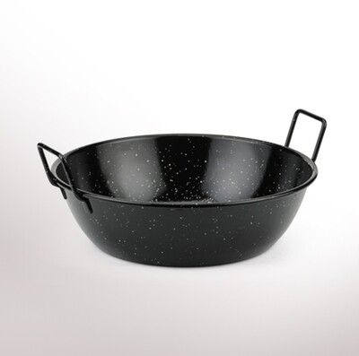 GARCIMA, deep enameled paella pan [Sarten Honda] (from 18 to 22 cm)