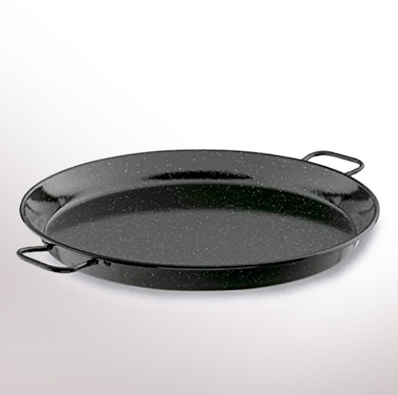 GARCIMA, enameled paella pan with 2 handles (from 28 to 50 cm)