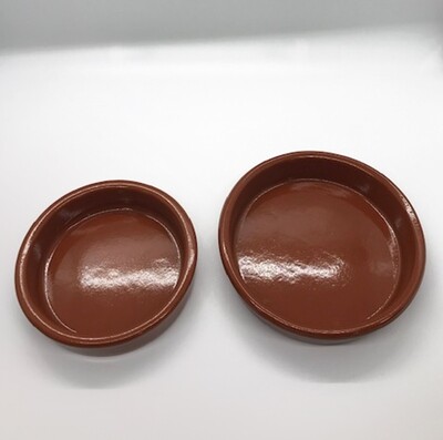 Terracotta casserole dish [Cazuela Crema Catalana] (10 cm and 12 cm)