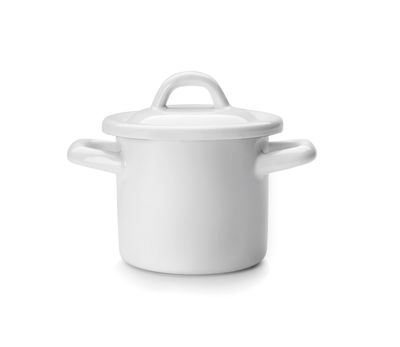 IBILI VINTAGE, white mini straight casserole with lid (10 cm x 9.5 cm)