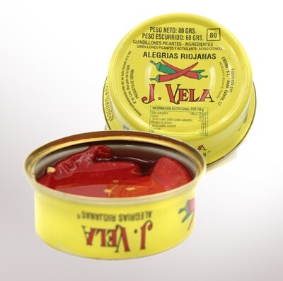 J. VELA, alegrías riojanas peppers (80 g)