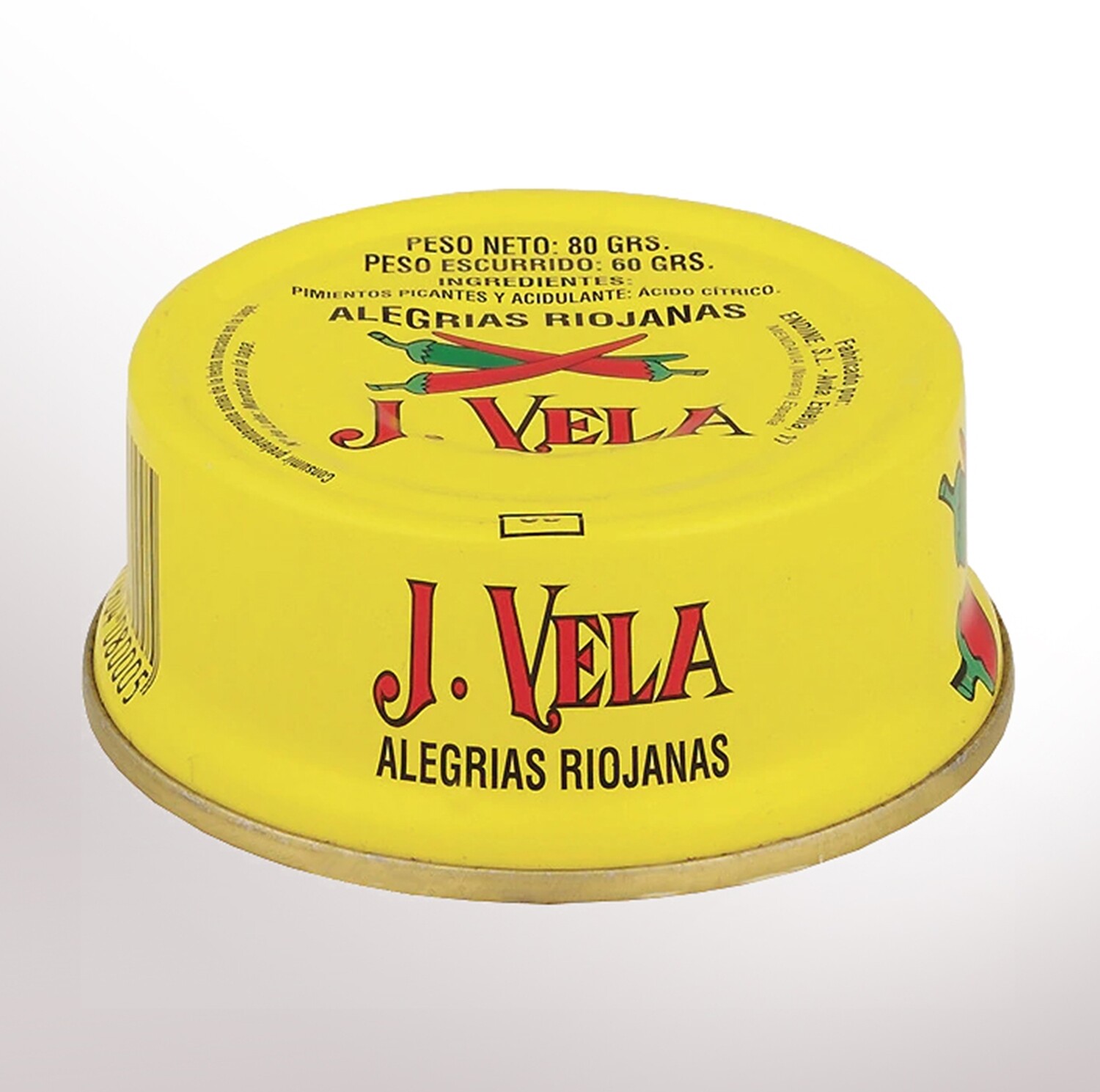 J. VELA, alegrías riojanas peppers (80 g)