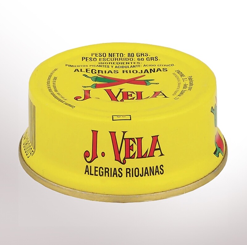 J. VELA, red chili peppers [Alegrías Riojanas] (80 g)