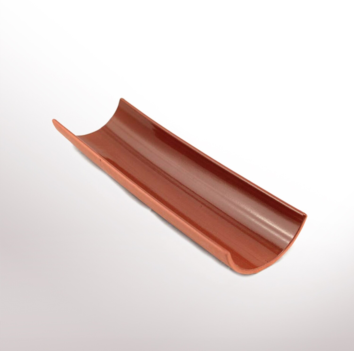 Brown serving plate tile [Teja] ( 30 x 10 x 5 cm)