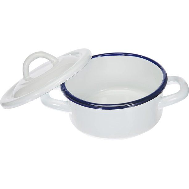 IBILI VINTAGE, white straight mini casserole with lid (30 x 12 x 30 cm)