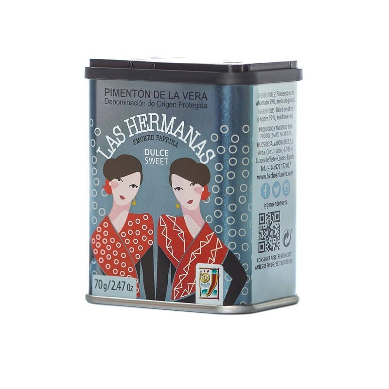 LAS HERMANAS, sweet paprika [Pimentón de la Vera] (70 g)