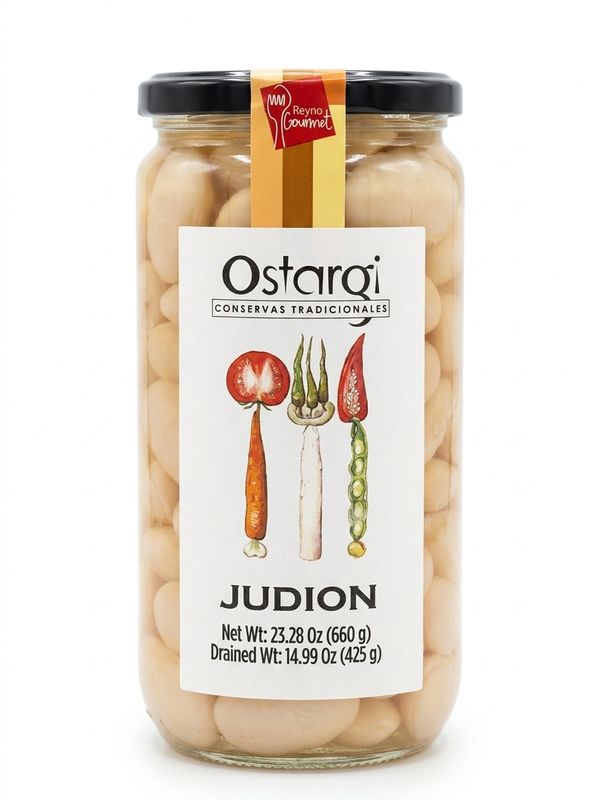 OSTARGI, large butter beans in brine [Judion] (660 ml)
