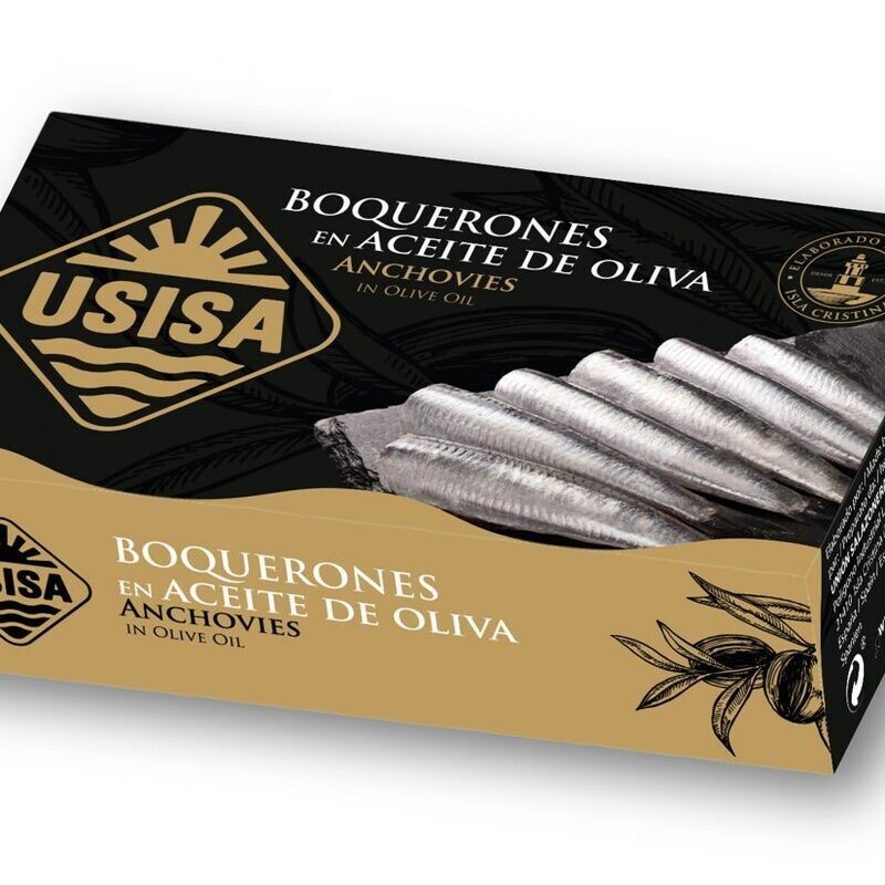 USISA, white anchovies in olive oil (120 g)