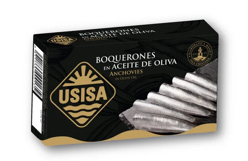 USISA, white anchovies in olive oil (120 g)