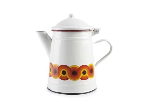 IBILI VINTAGE, bordeaux conical coffee pot (12 x 12 x 19 cm)