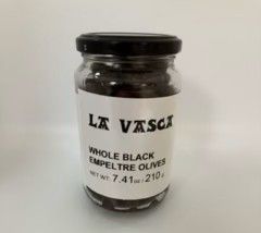 LA VASCA, whole empeltre black olives (210 g)