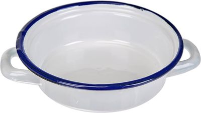 IBILI VINTAGE, white egg plate (14 x 14 x 5 cm)