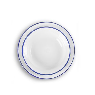 IBILI VINTAGE, white plate plain (24 x 24 x 2.5 cm)