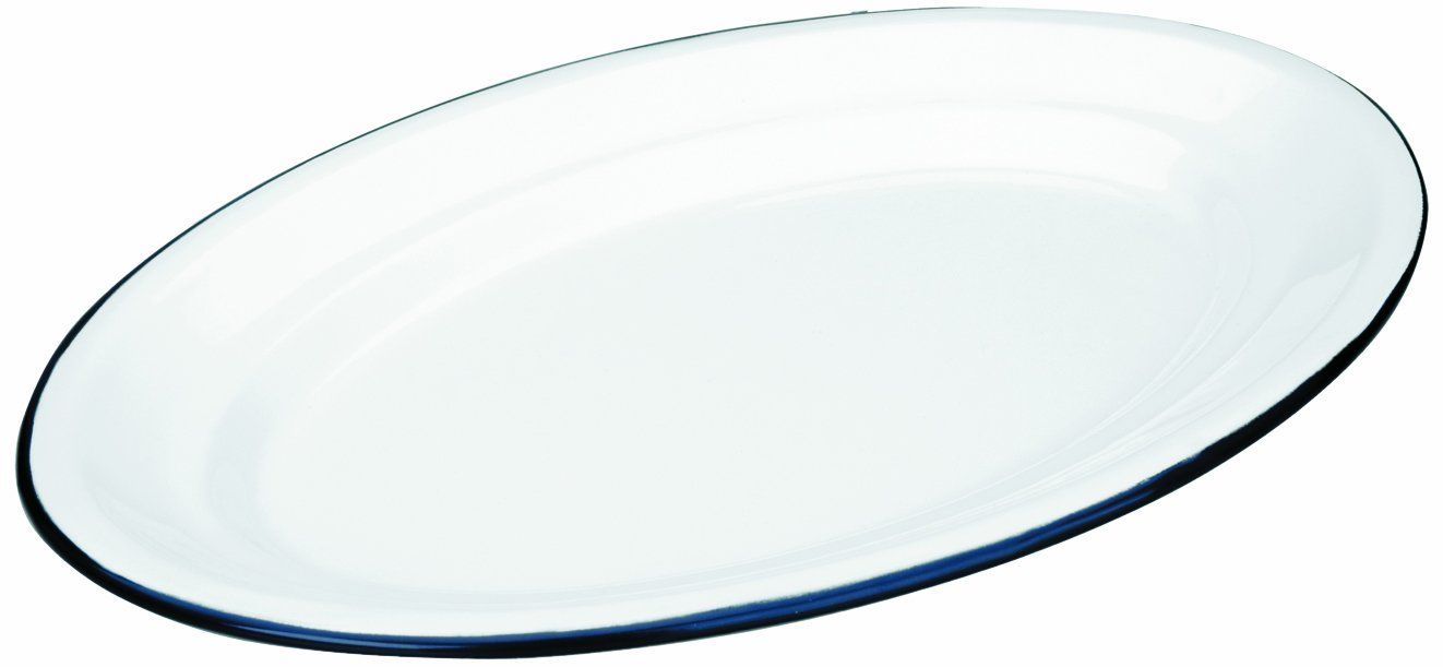 IBILI VINTAGE, white oval platter (40 cm x 27cm)