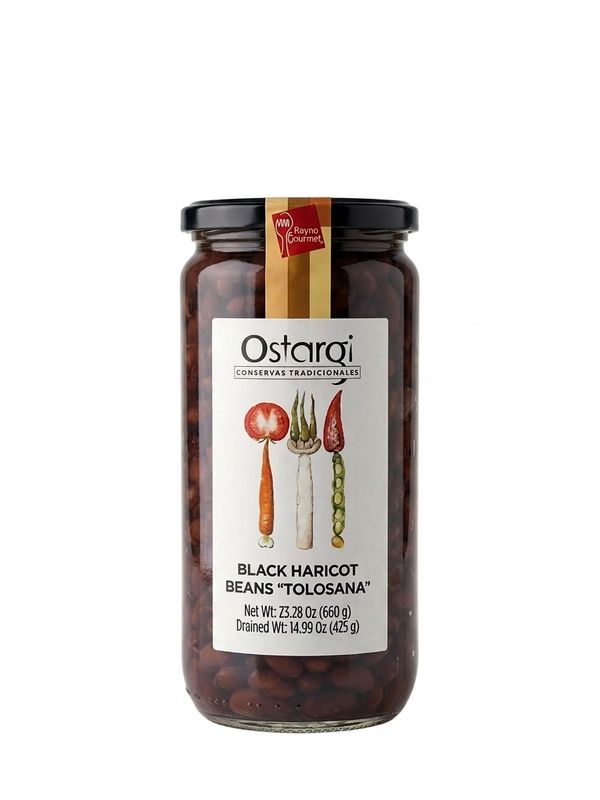 OSTARGI, black haricot beans [Tolosana] (660 g)