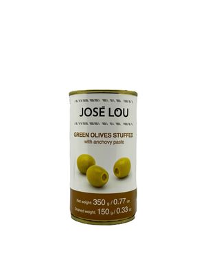 JOSÉ LOU, stuffed olives with anchovy (350 g)
