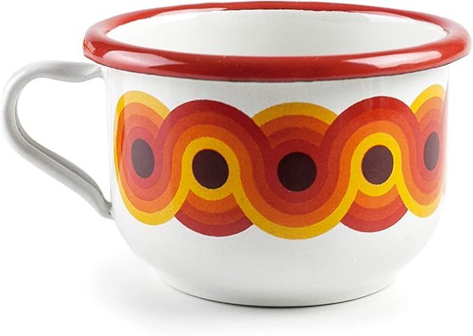 IBILI VINTAGE, bordeaux small pop mug (11 x 11 x 8 cm)