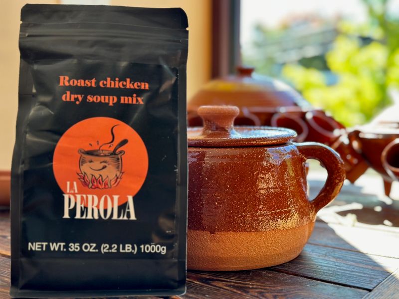 LA PEROLA, roasted chicken dry stock (1000 g/ 2.2 lb)
