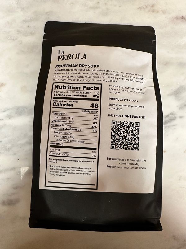 LA PEROLA, fisherman dry stock (1000 g/ 2.2 lb)