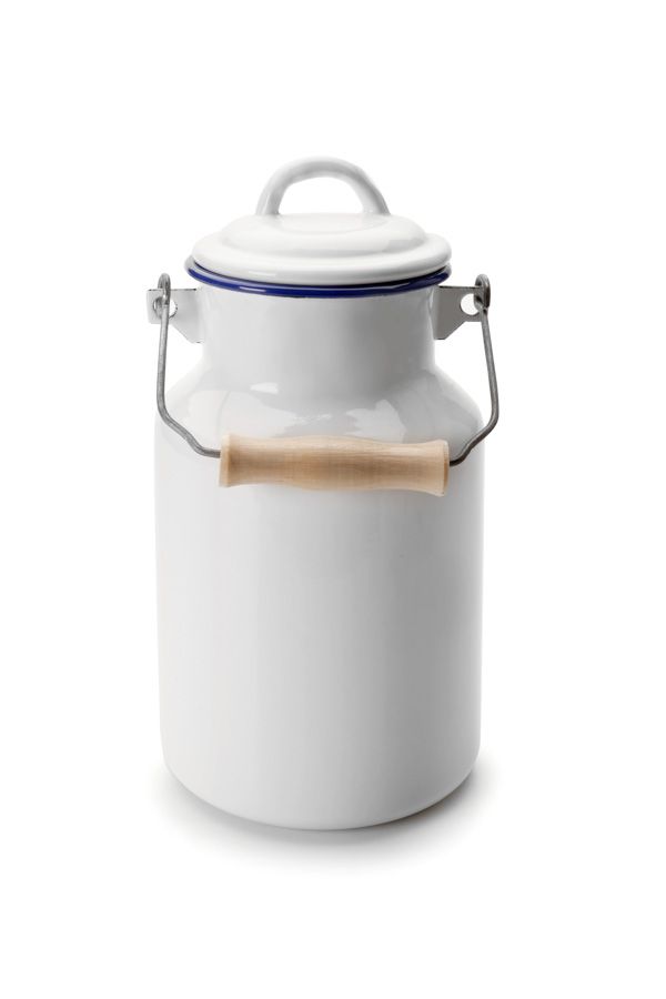 IBILI VINTAGE, white milk churn (1 L) (9 cm x 17 cm)