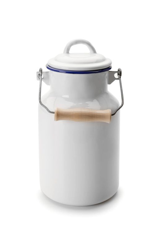 IBILI VINTAGE, white milk churn (1 L) (9 cm x 17 cm)