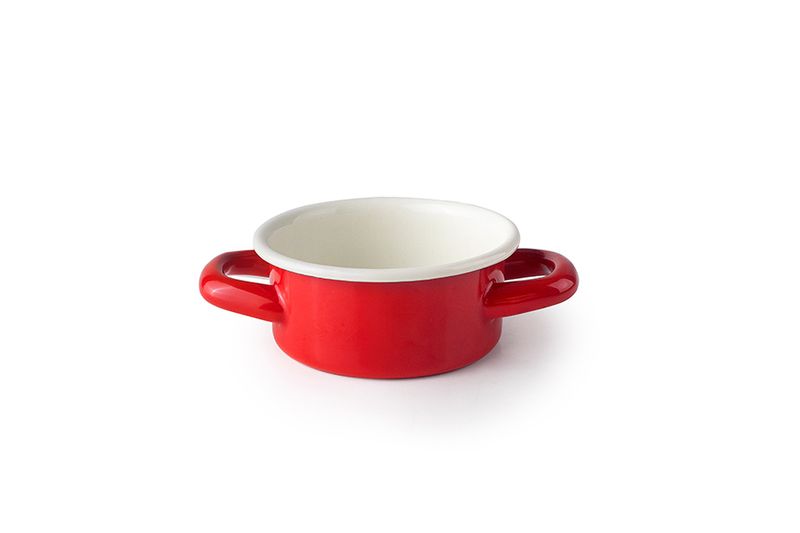 IBILI VINTAGE, bordeaux round dish with handles [Cazuelita] (10 cm x 5 cm)