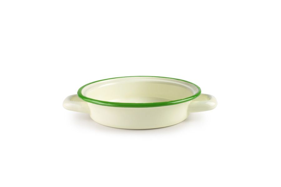 IBILI VINTAGE, dark green egg plate (14 x 22 x 4 cm)