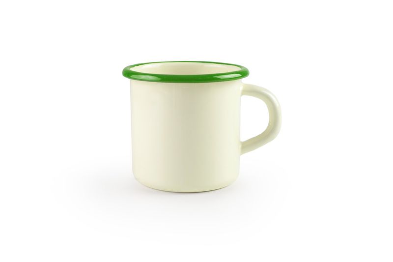 IBILI VINTAGE, dark green mug (12 x 9 x 8 cm)