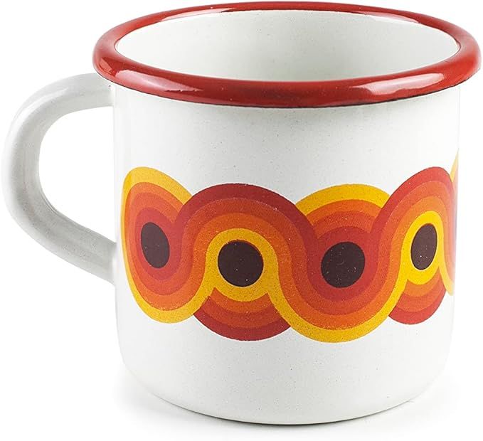 IBILI VINTAGE, bordeaux tall pop mug (11 x 11 x 8 cm)