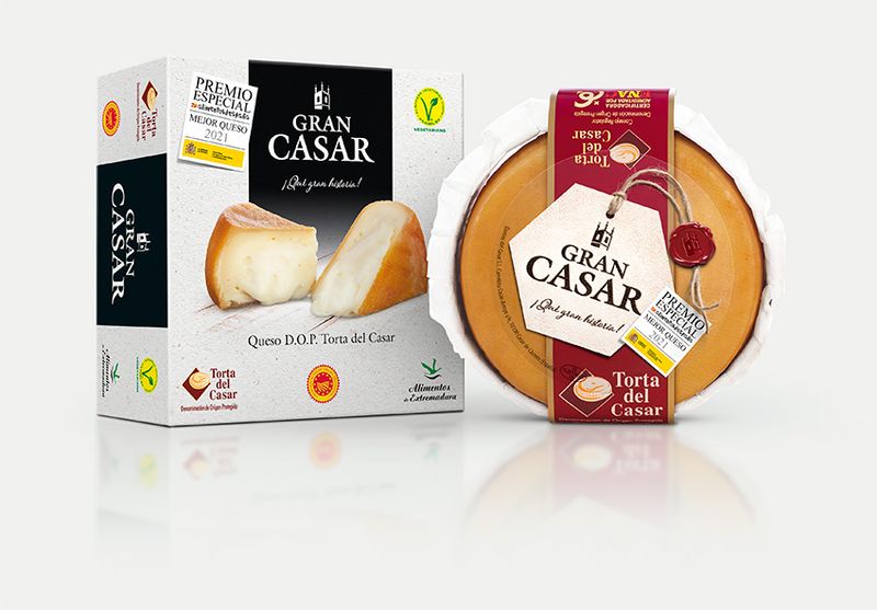 GRAN CASAR, sheep cheese [DOP Torta del Casar]