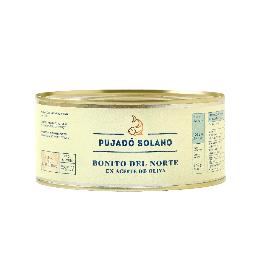 PUJADO SOLANO, north Coast bonito in olive Oil (1000 g)