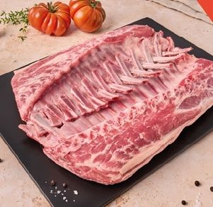Lamb french rack [Costillar de cordero al palo]
