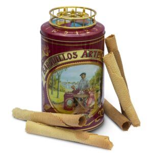 LA ABUELA ASUNCION, waffle tin with roulette wheel [Barquillera con ruleta] (225 g)
