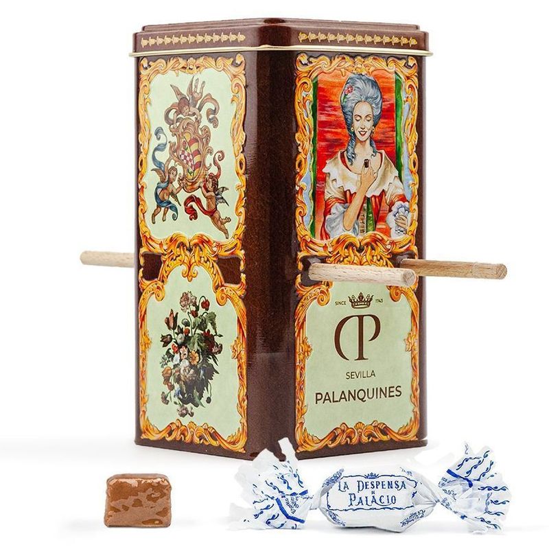 LA DESPENSA DE PALACIO, chocolate truffles in Palanquin tin [Palanquines] (200 g)