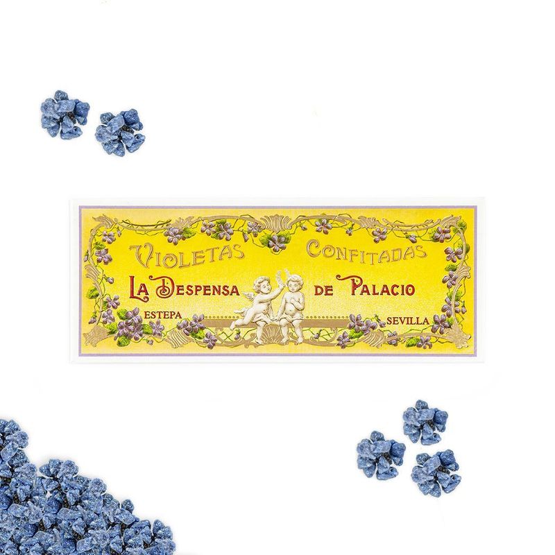 LA DESPENSA DE PALACIO, candied violets [Violetas confetinadas] (50 g)