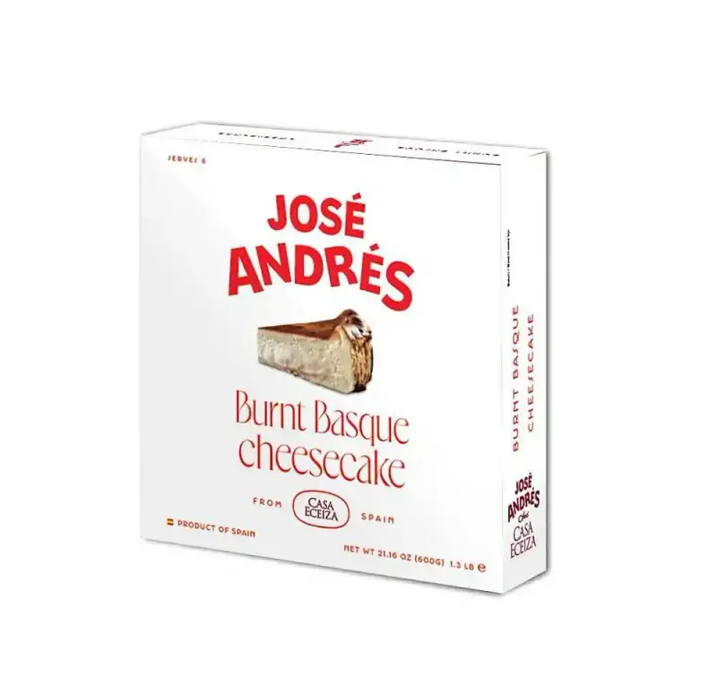 JOSÉ ANDRÉS, burnt basque cheesecake