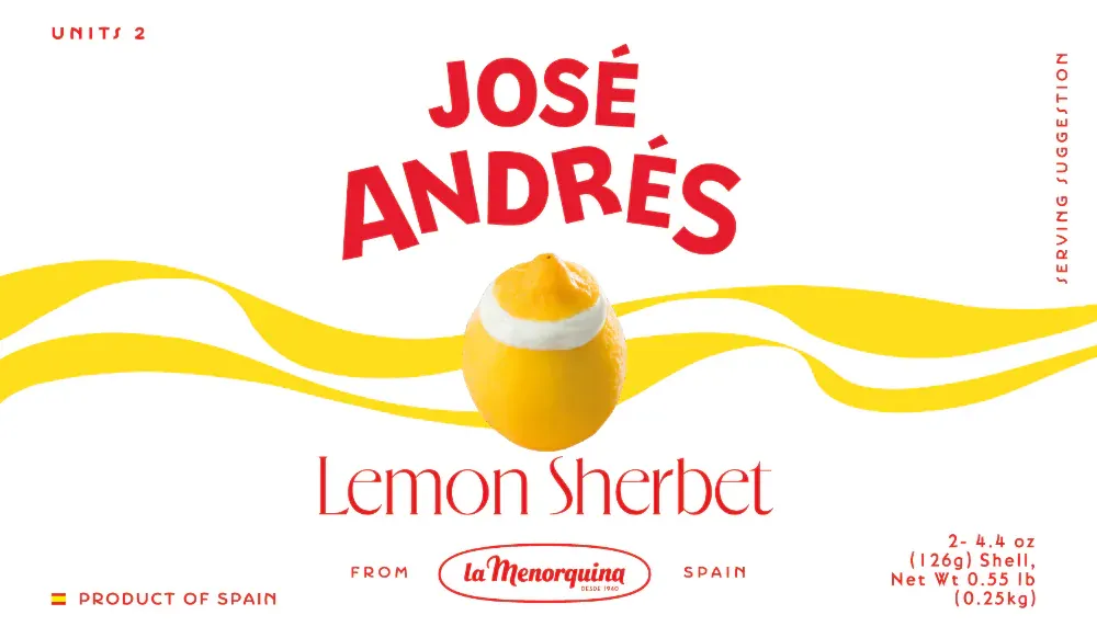 JOSE ANDRÉS, lemon sherbert