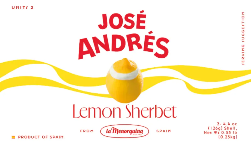 JOSE ANDRÉS, lemon sherbert