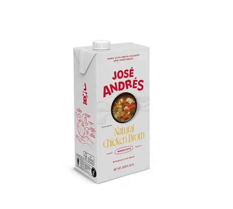 JOSÉ ANDRÉS, natural chicken broth