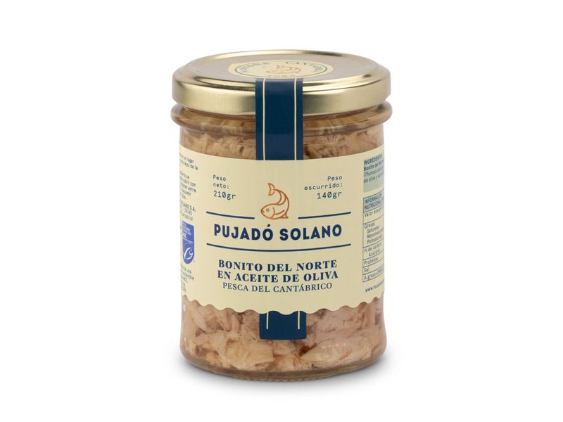 PUJADÓ SOLANO, white tuna loins in olive oil (210 g)