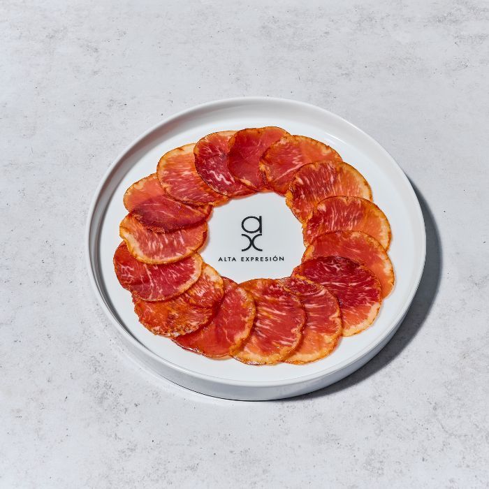 COVAP AX, sliced acorn-fed iberico pork loin [Lomo embuchado] (2oz)