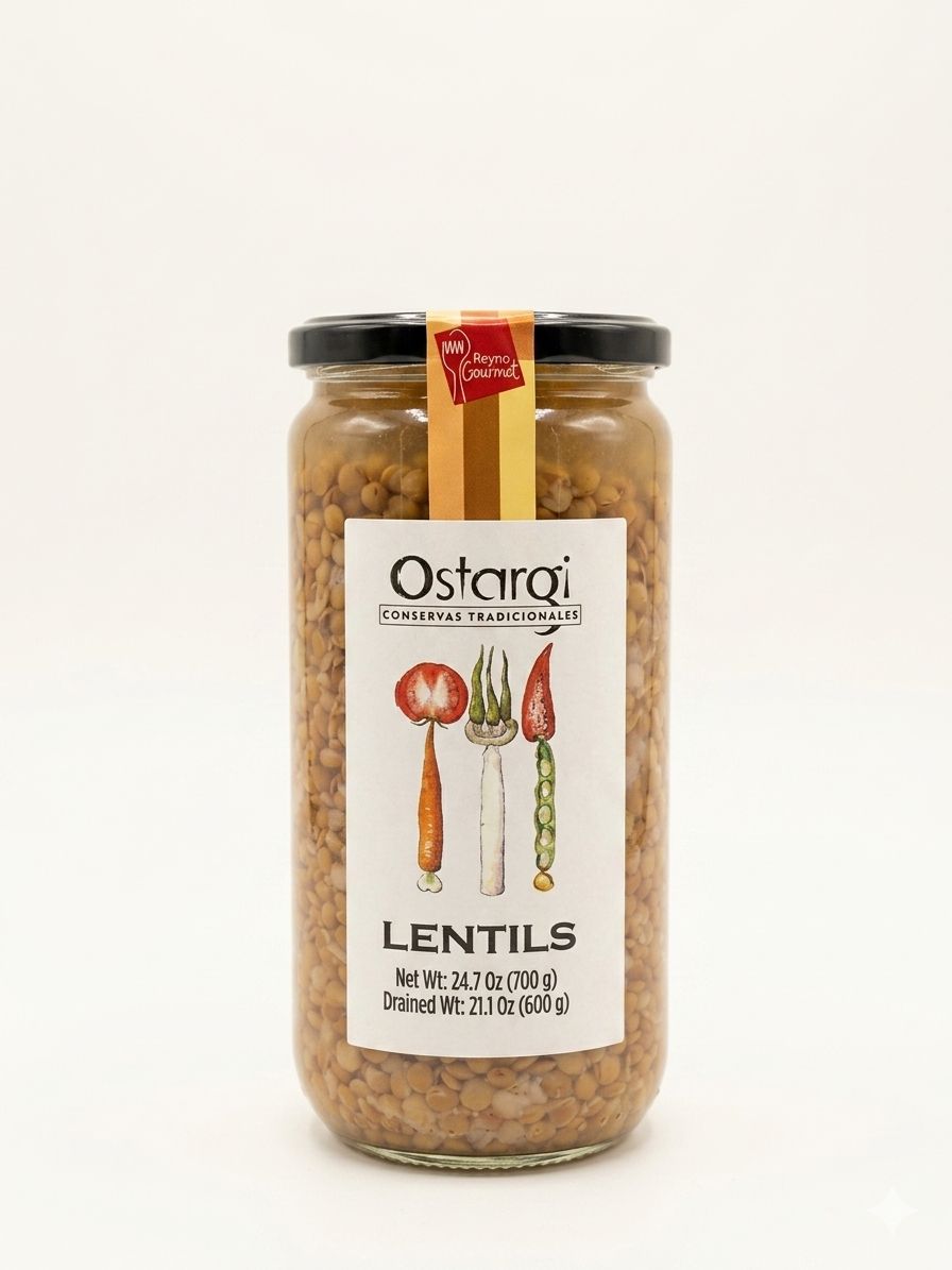 OSTARGI, natural lentils [Lentejas] (700 g)